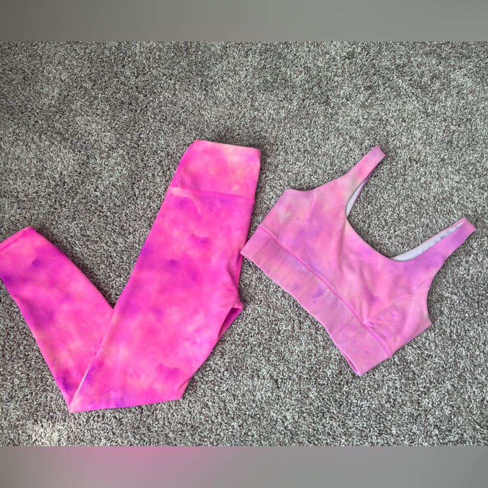 IVL Collective Pink Watercolor Power Bra